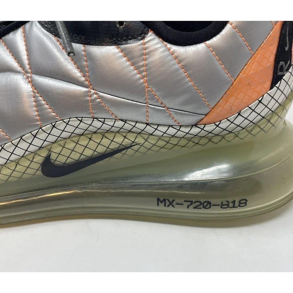 Nike Air MX 720-818 'Metallic Silver' BV5841-001 Men's Size 12.5